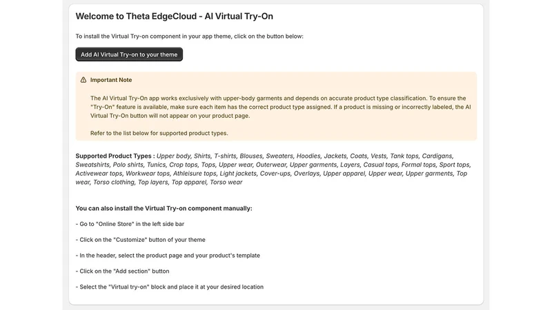 AI Virtual Try‑On by EdgeCloud