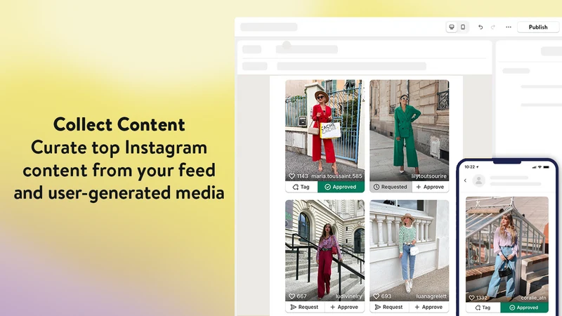 Shoppable Galleries Feed & UGC