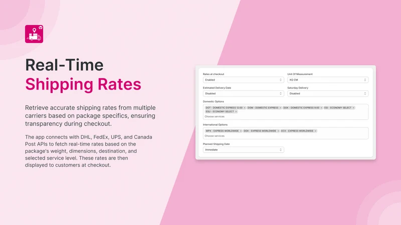 Shipping Rates — MaveShip