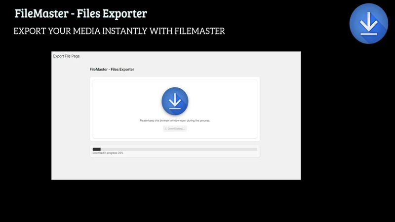FileMaster ‑ Files Exporter