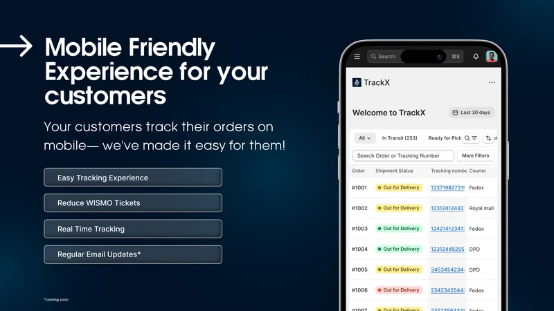 TrackX‑Order Track and Upsell