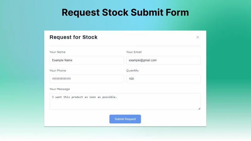 DQ Pre Order & Request Stock