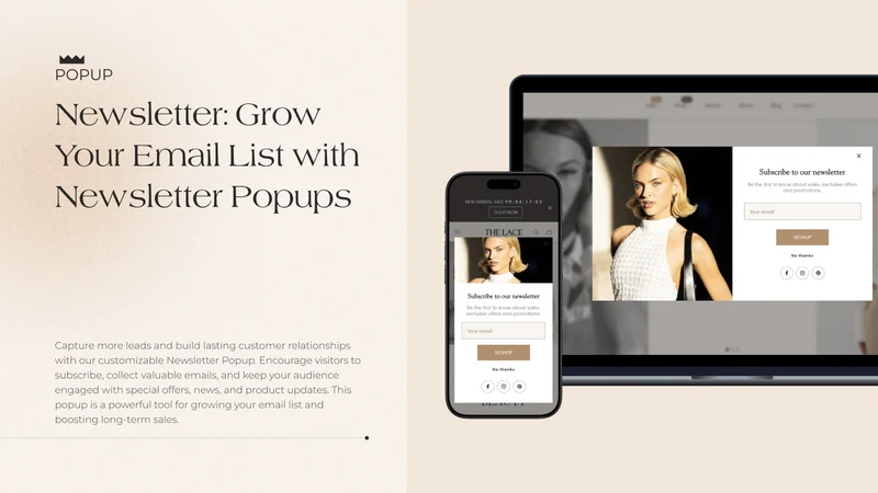Popup King: Sell & Engage