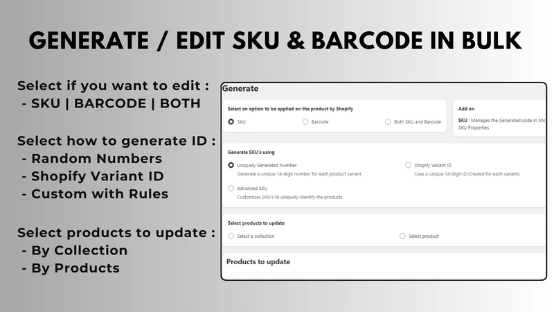SKU Auto | Bulk SKU Generator