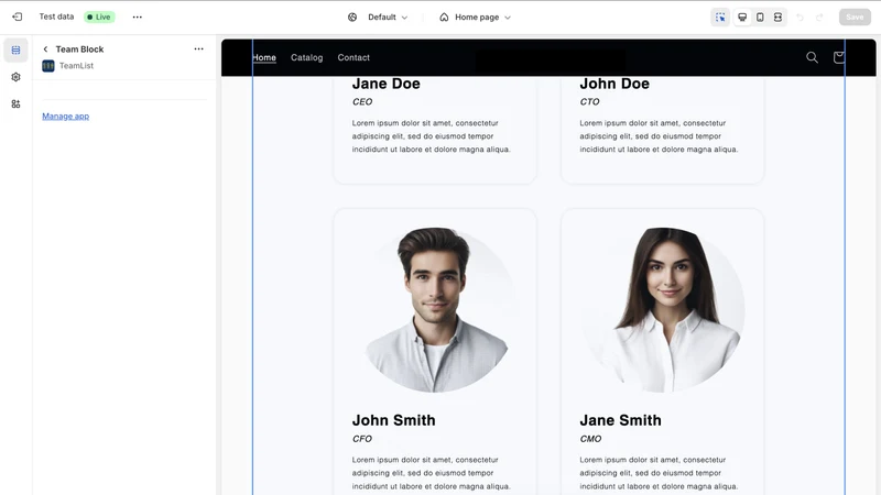 TeamList: Team Page Creator
