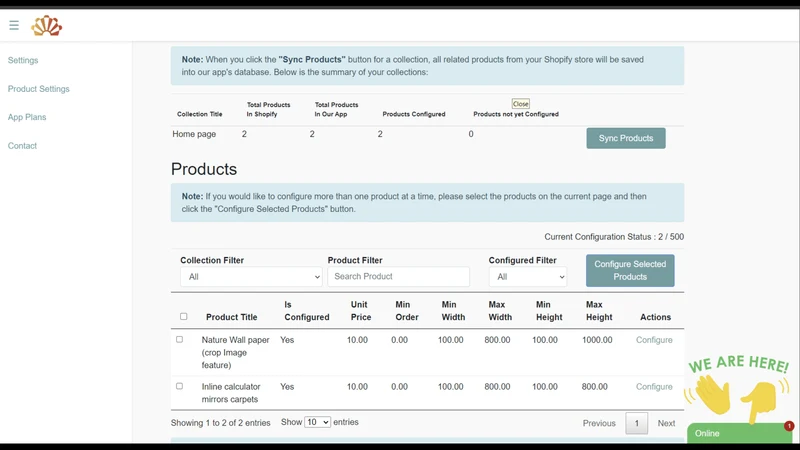 M Custom Size Price Calculator