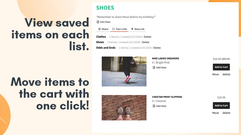 Wishl Favorites Wishlist