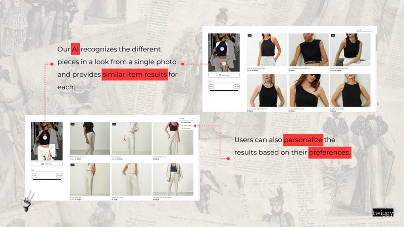 Twiggy: Fashion Visual Search