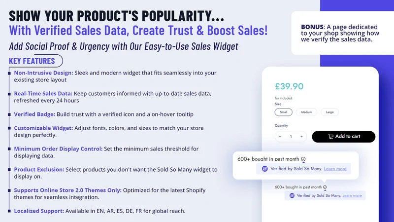 SSM Sold Counter Social Proof