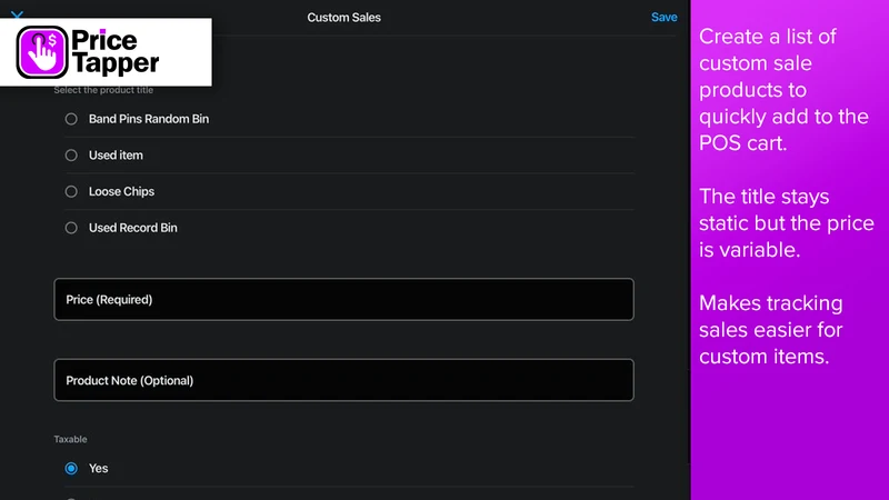 Price Tapper POS