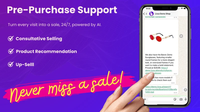 Lixsa.ai ‑ AI Sales Agent