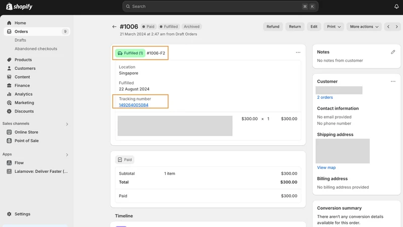 Lalamove E‑Commerce Connector