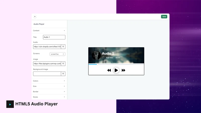 Audio Player by bPlugins