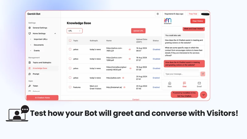 GentAI Bot ‑ Sales and Service