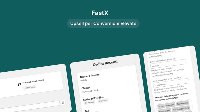FastX Conferma d’ordine veloce
