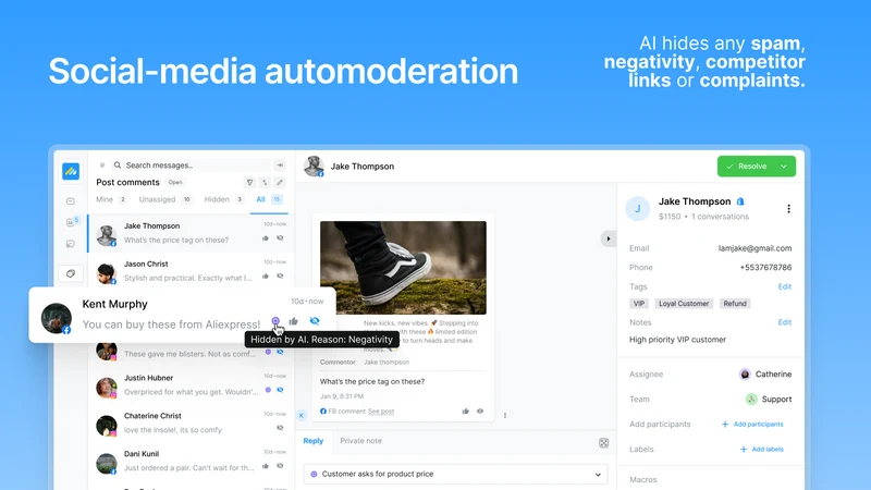 Commslayer: AI Helpdesk & Chat