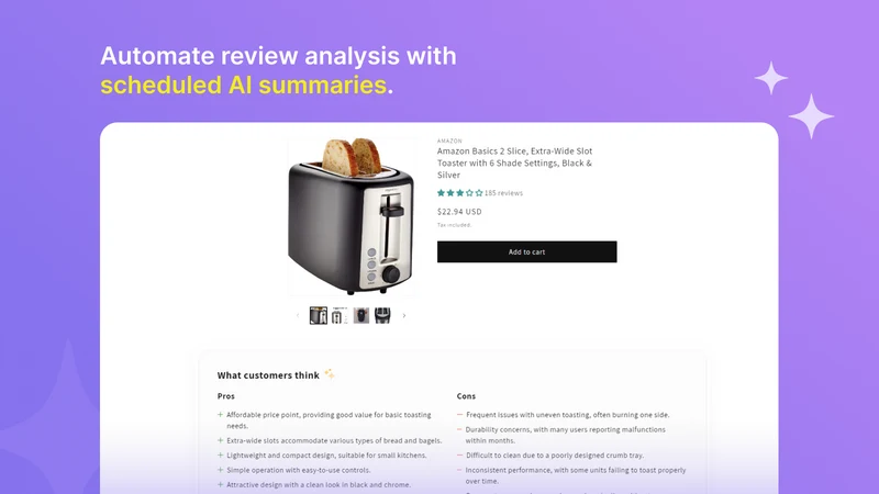 AIRA: AI Reviews Summary