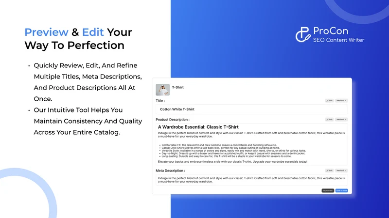 ProCon ‑ SEO Content Writer