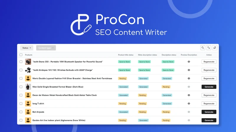 ProCon ‑ SEO Content Writer