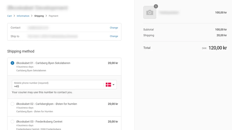 Økoskabet Delivery