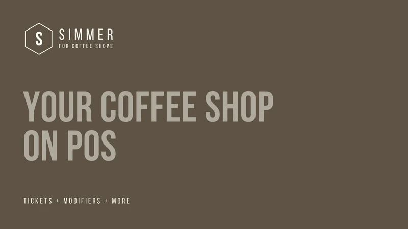 Simmer: Food Service/Cafe POS