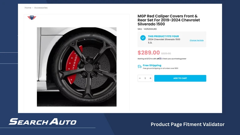 SearchAuto: Fitment Lookup
