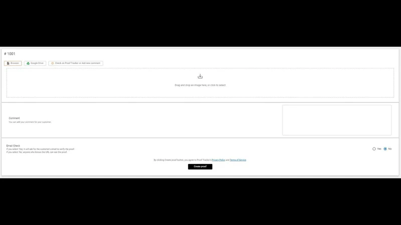 Proof Tracker