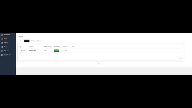 Proof Tracker