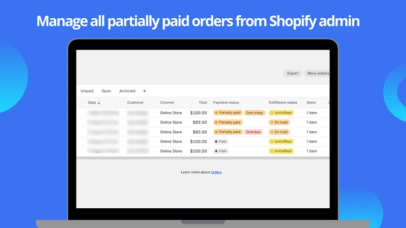 Pay Later, Split Pay ‑ Cypher