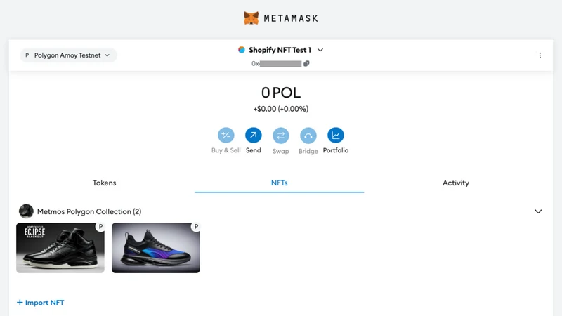 Metmos NFT Rewards