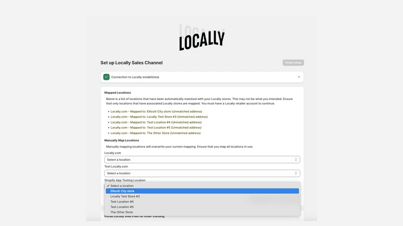 Locally Sales Channel