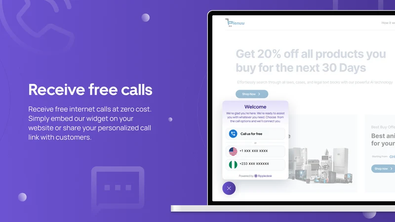 Phone Number ‑ Calls, SMS