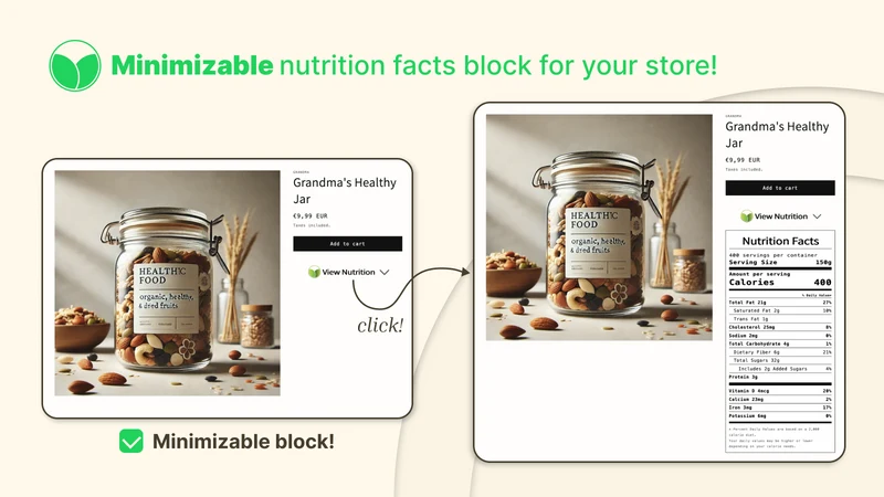 Nutri Label: Facts & Scores