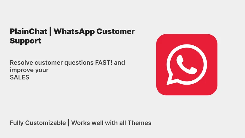PlainChat: WhatsApp Support