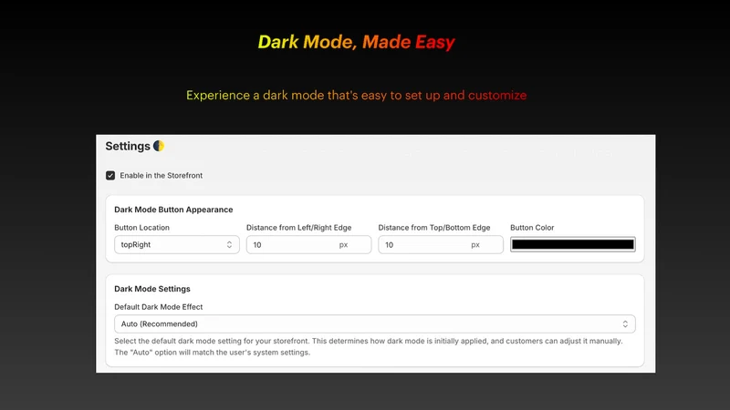 NightTheme ‑ Dark Mode Switch