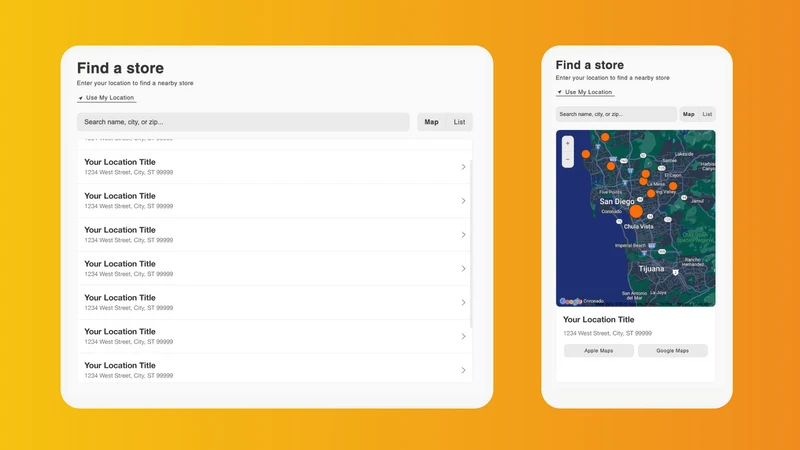 Quick Store Locator