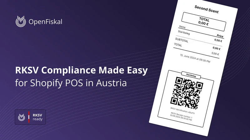 OpenFiskal TSE & RKSV for POS