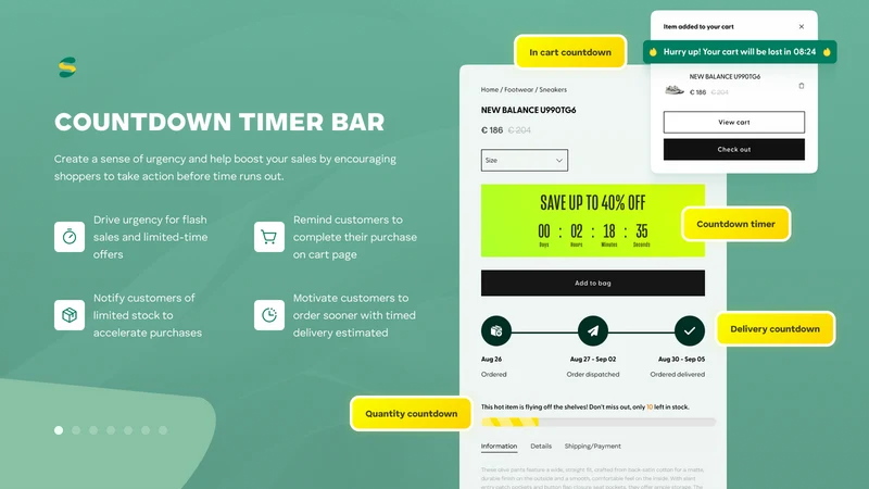 Countdown Timer Bar Samita