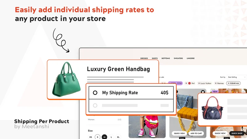 Meetanshi Shipping Per Item