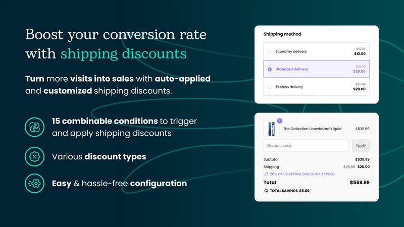 Octolize Shipping Discounts