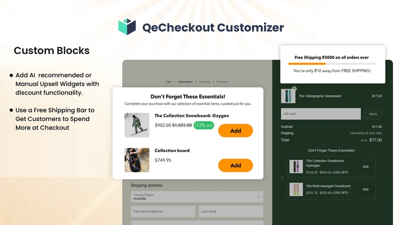 Qe Checkout Blocks