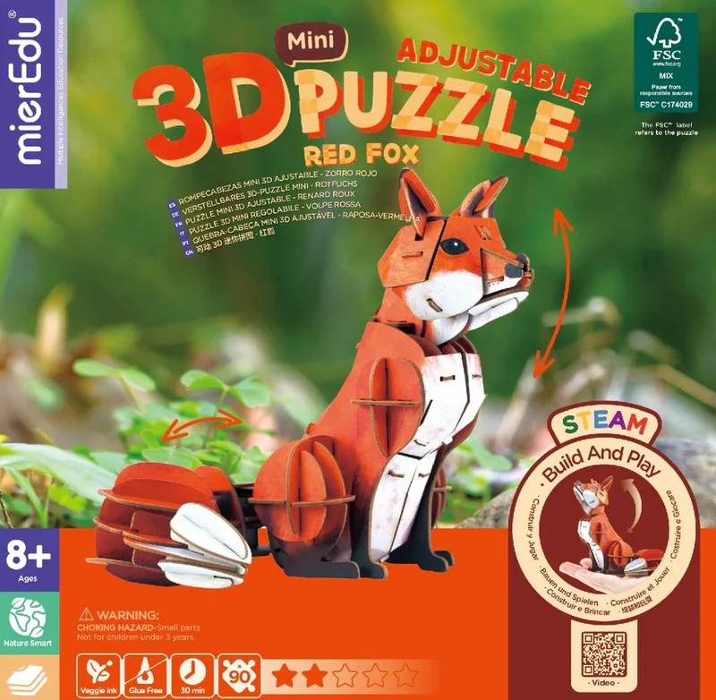 Mini puzzle Zorro 3D - mierEdu