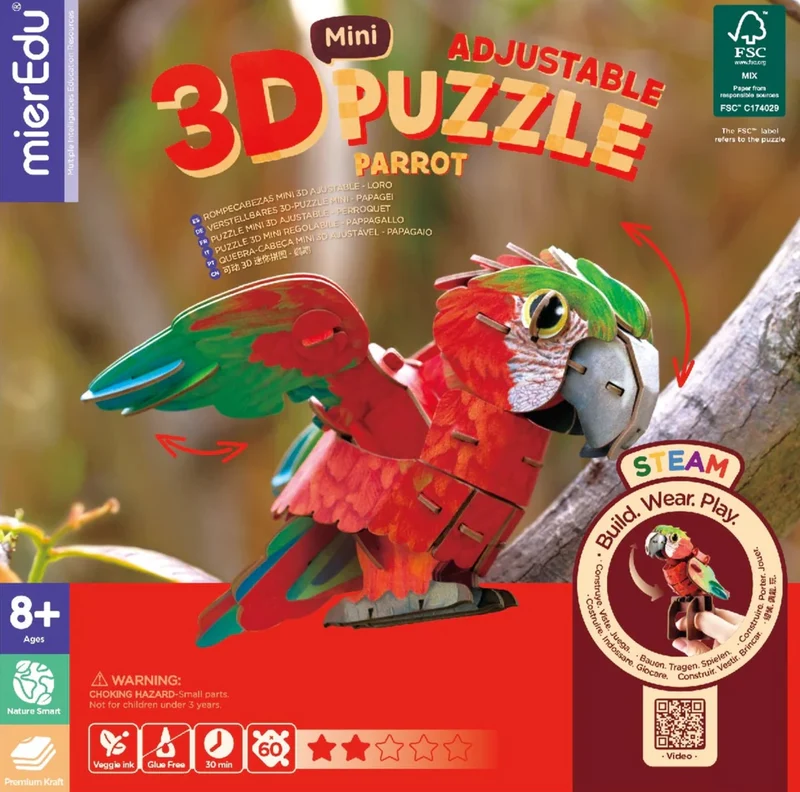 Mini puzzle Loro 3D - mierEdu