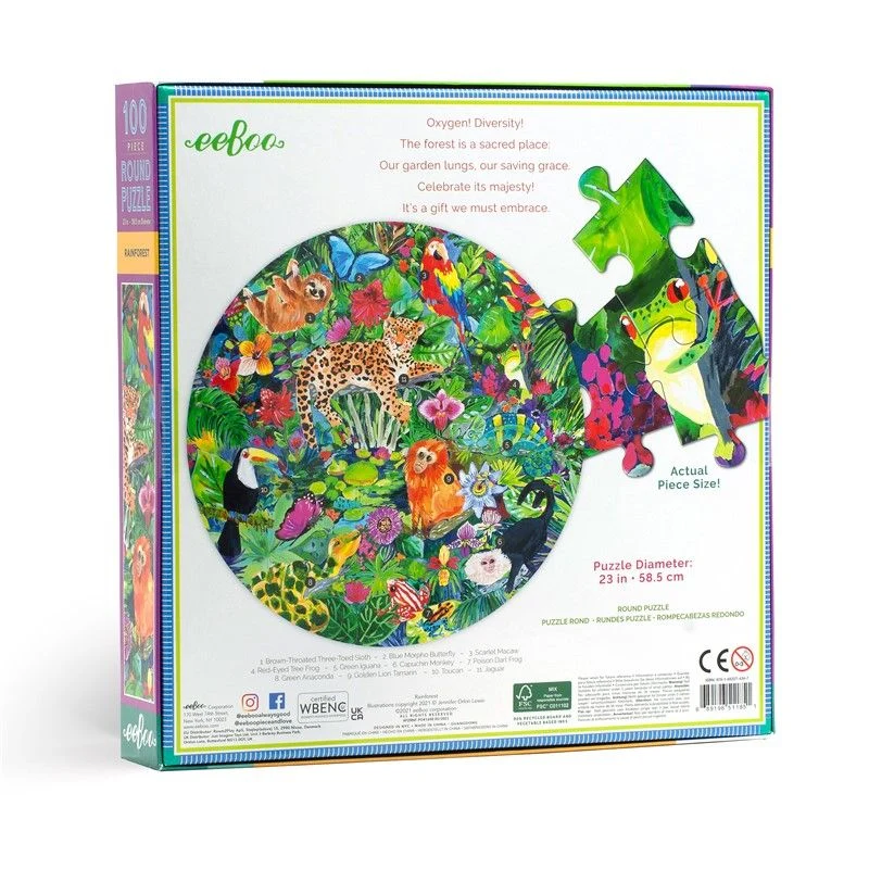 Puzzle La selva Tropical - Eeboo