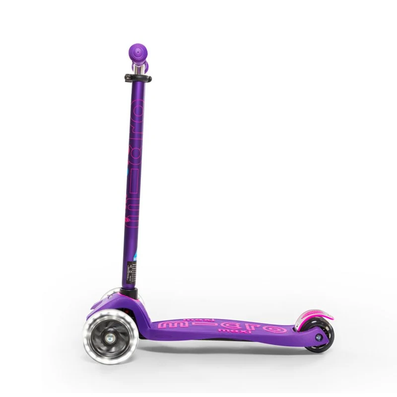 Patinete Maxi Deluxe LED Lila