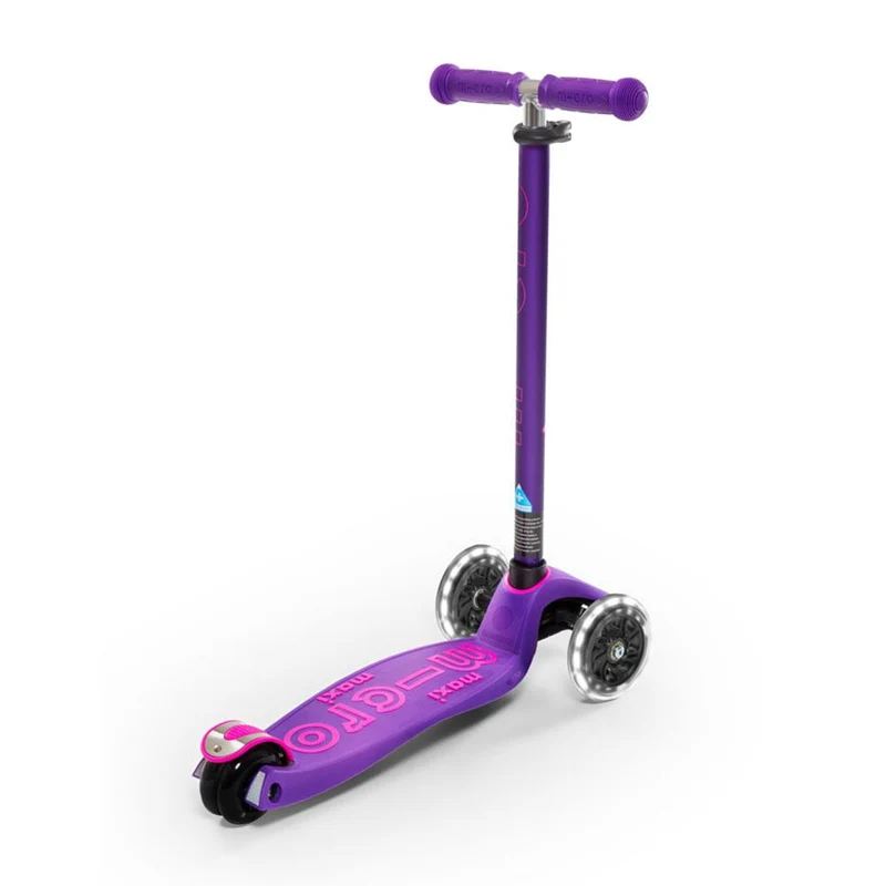 Patinete Maxi Deluxe LED Lila