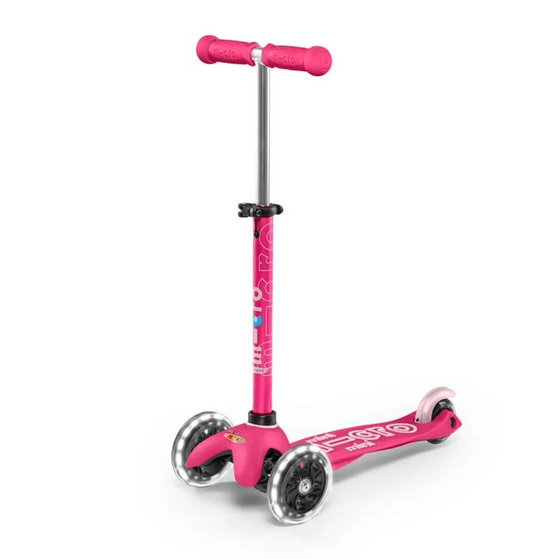 Patinete Mini Micro Deluxe Rosa Luces LED