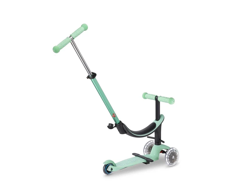 Patinete Mini2Grow Deluxe LED Menta