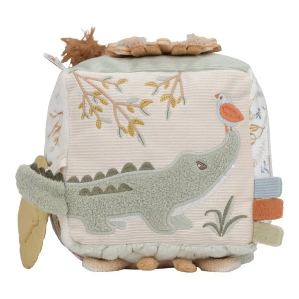 Cubo Blandito Actividades Safari Friends Little Dutch