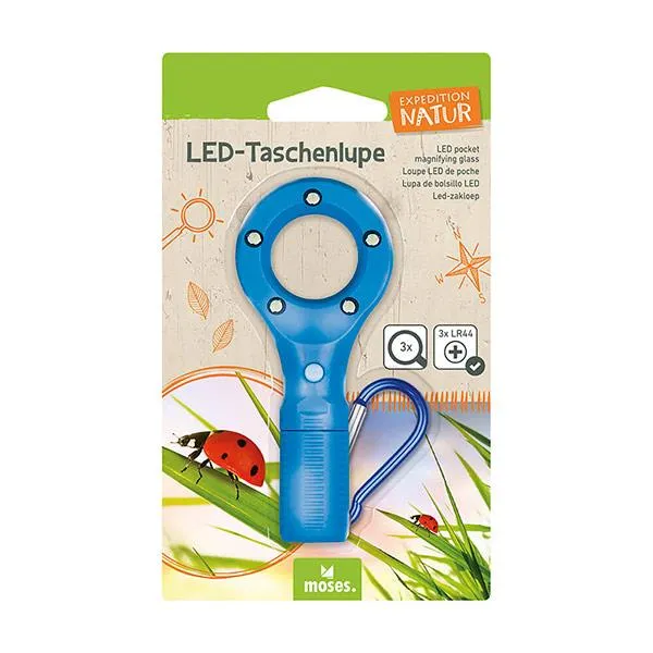 Lupa de Bolsillo Led - Moses